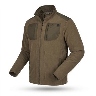 MALTHE FLEECE JACKET WITH WINDBLOCK MEMBRANE