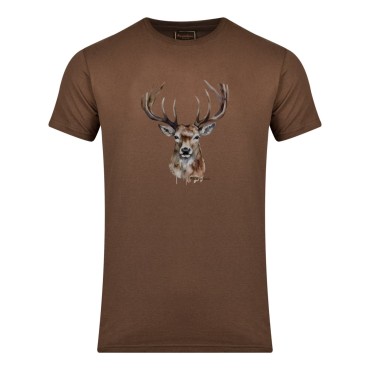 MINIMA LIGHT BROWN STAG T-SHIRT