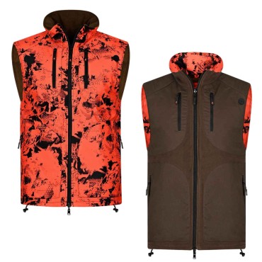 DAMARAN REVERSIBLE FLEECE VEST WITH WINDBLOCK MEMBRANE