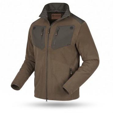 MALTHE FLEECE JACKET WITH WINDBLOCK MEMBRANE