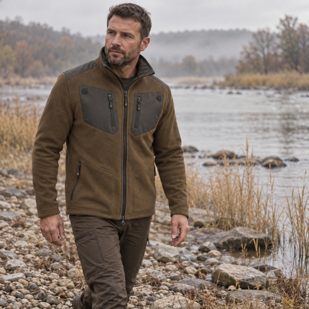 MALTHE FLEECE JACKET WITH WINDBLOCK MEMBRANE MALTHE FLEECE JACKET WITH WINDBLOCK MEMBRANE