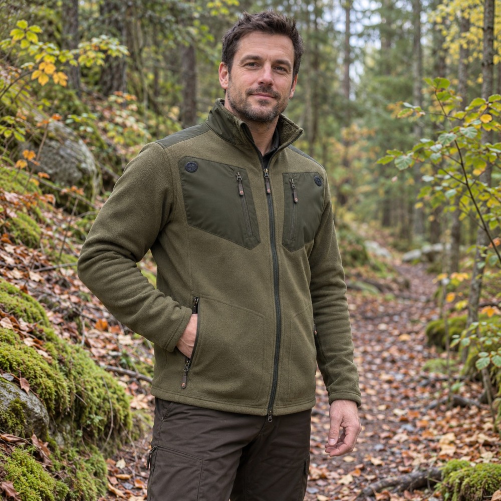 MONTIUM FLEECE JACKET WITH WINDBLOCK MEMBRANE